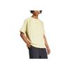 adidas X National Geographic Aeroready Outdoor Szybkoschnący T-shirt z okrągłym dekoltem i raglanowymi krótkimi rękawami Unisex Góra Pudrowo-żółty JD5961