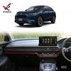 Rám tlačítka klimatizace Central Control trument Nálepka na ozdobný rámeček pro Honda ZRV RHD Příslušenství - Černá
