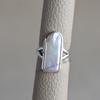 Natural Biwa Pearl 925 Sterling Silver Ring, Handmade Promise Ring