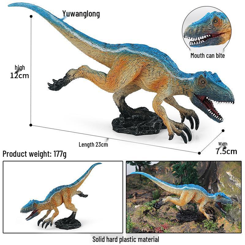 Children's Dinosaur Toy Set: King Kong, Tyrannosaurus Rex, Aurochs, Pachycephalosaurus, Spinosaurus, Therizinosaurus Model.