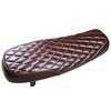 Brauner Leder Motorrad Cafe Racer Sitz Flacher Sattel für Vintage Street Bike