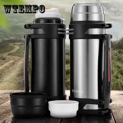 Termo de acero inoxidable 304 para exteriores, Taza Termo de gran capacidad para hombres y mujeres, hervidor de agua portátil para viaje en coche, termo para el hogar