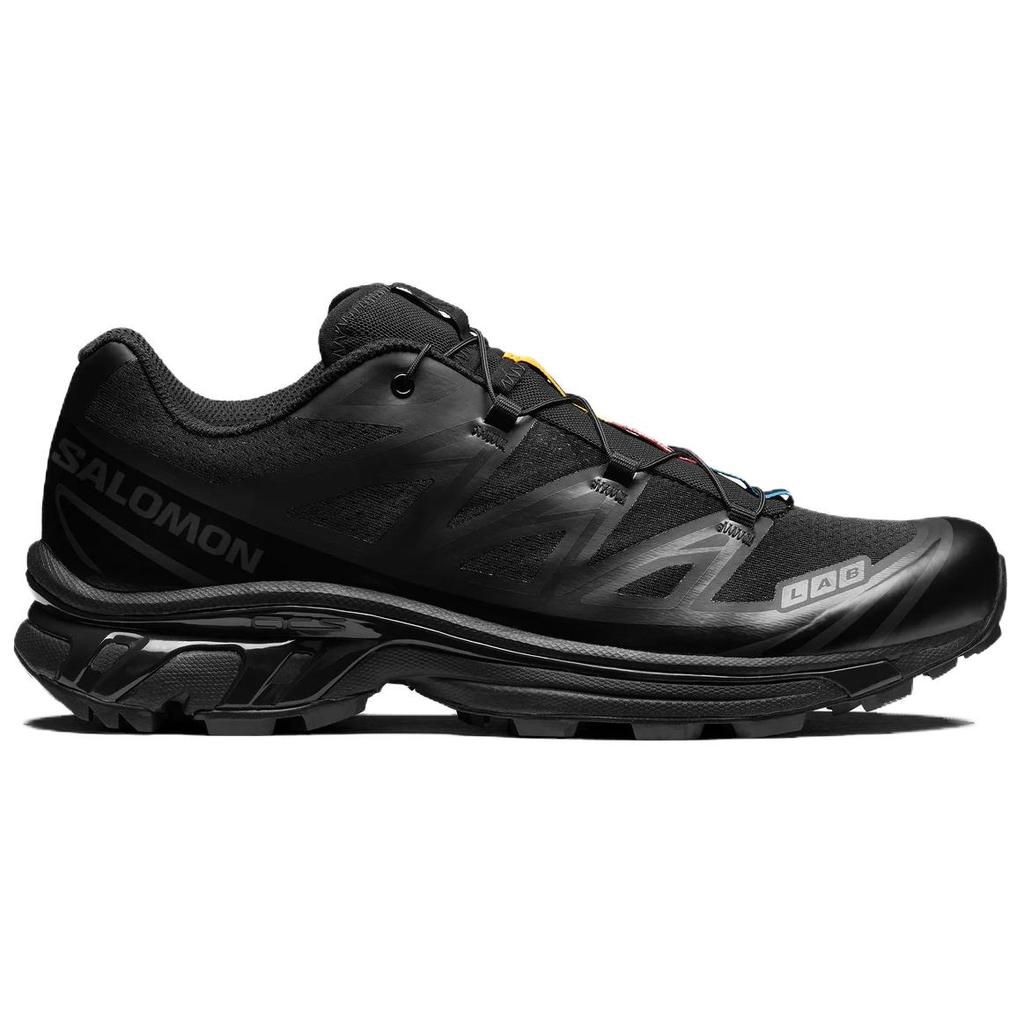 SALOMON Mens XT-6 Advanced Black Unisex Sneakers Phantom L41086600