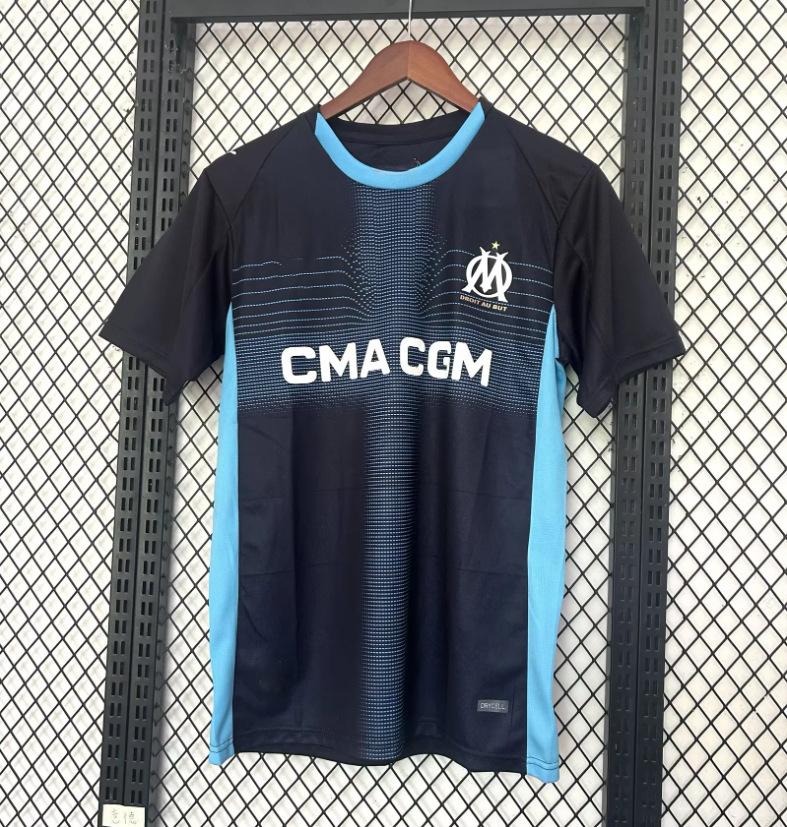 2526 Thai Football Fan Jersey Santos Marseille America Mallorca Short-sleeved Quick-drying T-shirt New La Liga