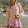 2025 Autumn/Winter Women's European & American Long-Sleeve Button Knitted Cardigan