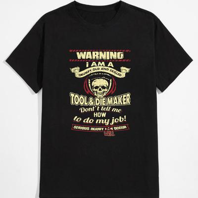 Old Tool Die Maker TShirt  Made In USA Size S To XL