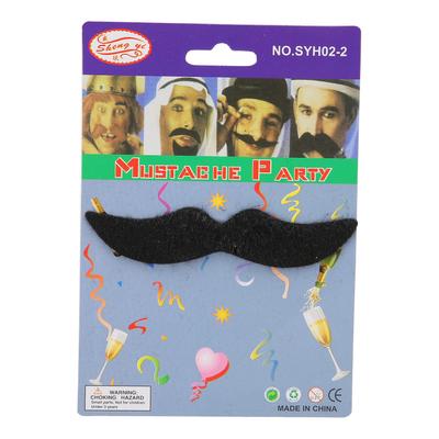 Halloween Party Falscher Schwarzer Schnurrbart Festliche Aufführung Cosplay Künstlicher Bart