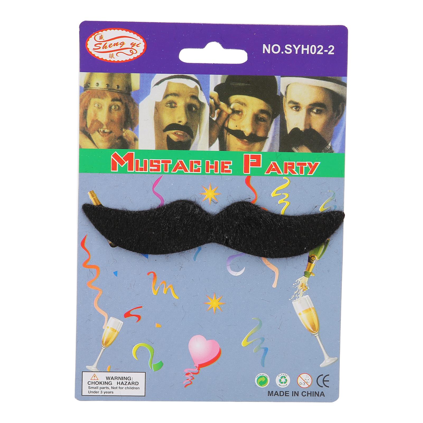 

Halloween Party Fake Black Mustache Festive Performance Cosplay Artificial Beard