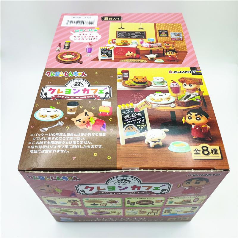 

Cafe Shinchan Crayon Dessert Figurine Pvc Mini Display Blind Box Toy Set