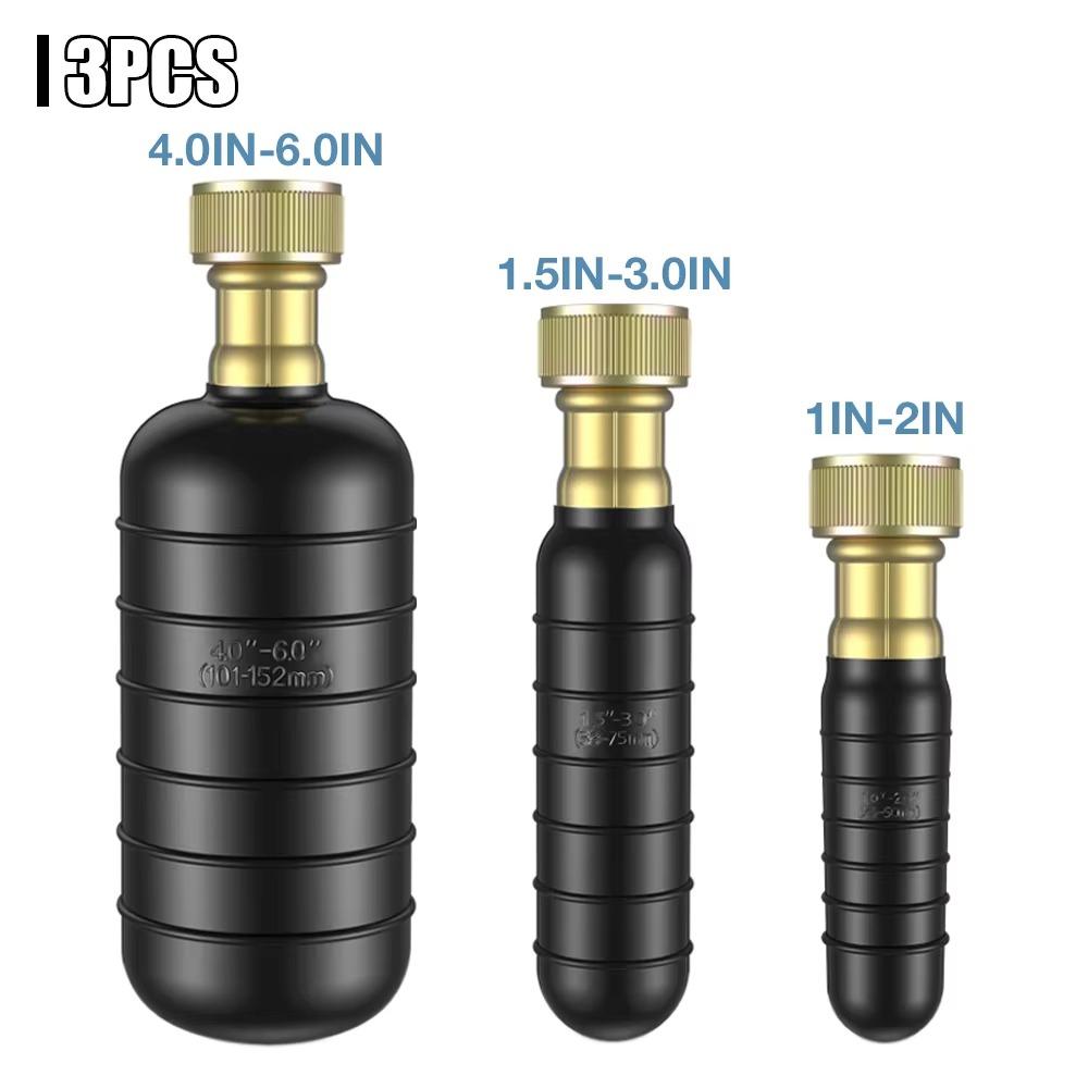 Water Pressure Drain Bladders Rubber Drain Pipe Cleaner Durable Unclog Main Drain  Bathroom Drains