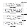 3D ABS CX-4 CX-5 Car Letter Badge Logo Trunk Decorative Sticker For Mazda 3 6 2 Axela CX30 CX7 Atenza Demio CX3 CX9 Accessories kyljh99