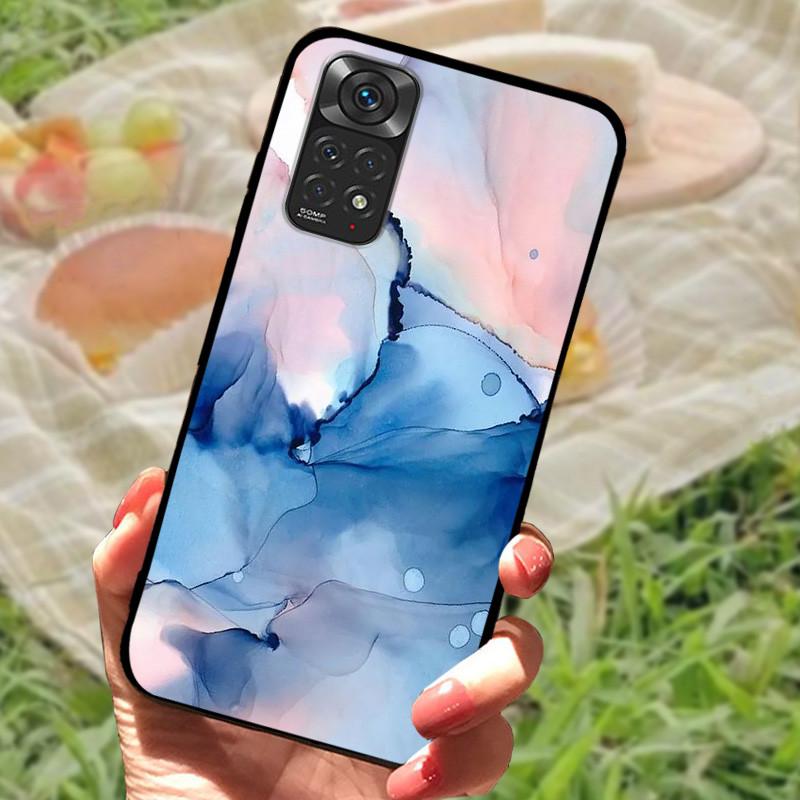 For Redmi Note 11 4G Case Cute Shockproof Silicone Soft TPU Phone Cover For Xiaomi Redmi Note 11s Bumper Cases On Note11 Pro