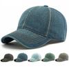 HT4751 Baseball Hat Spring Summer Denim Caps for Men Women 6 Panels Snapback Cap Wash Cotton Male Female Adjustable Baseball Cap