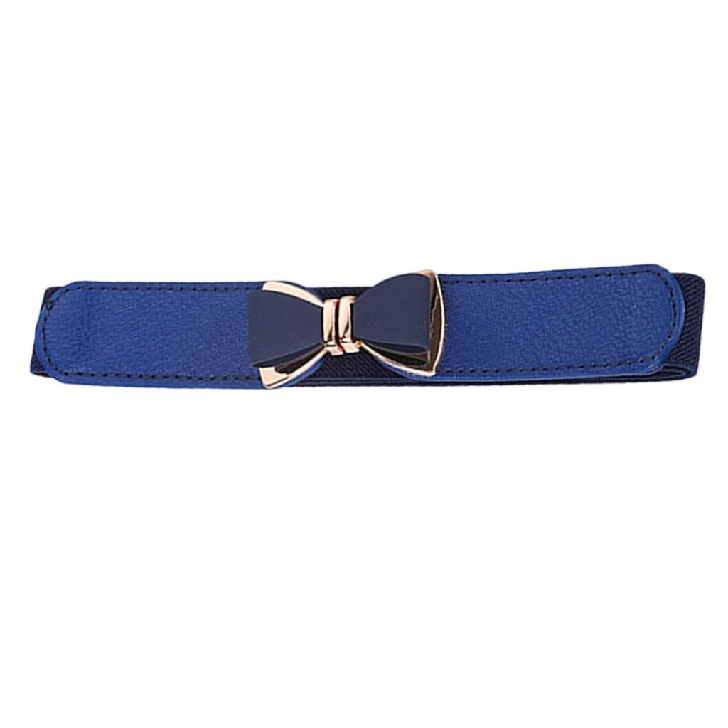 Women's Stretch Waistband Slim Elastic Belt Waist Cincher Band with Fashion Clasp for Outfits Dresses Jackets