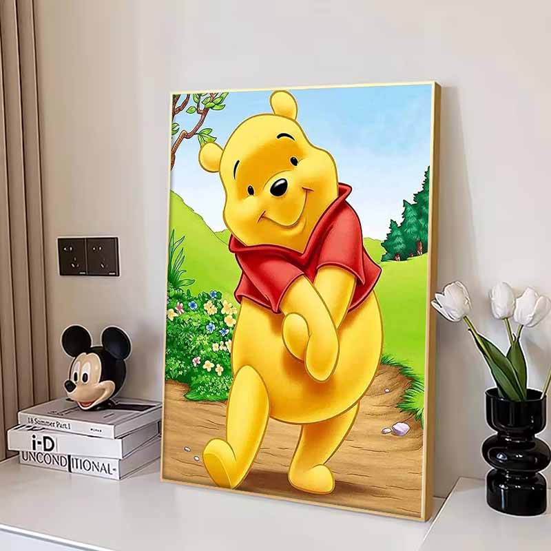 Disney Diamond Painting Winnie The Pooh 5D DIY Rhinestone Diamond Embroidery Cross Stitch Home and Wedding Decorations