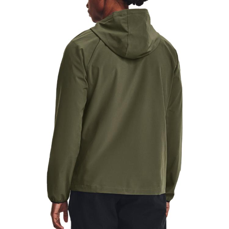 Under Armour Jackets Men's Olive Green Hooded Moderate Other 1377171-390