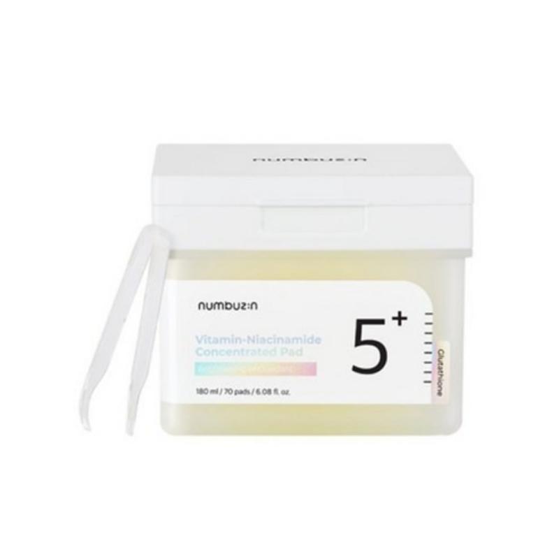 

NUMBUZIN No.5 Концентрированные подушечки с витамином и ниацинамидом 180 мл 70 шт.