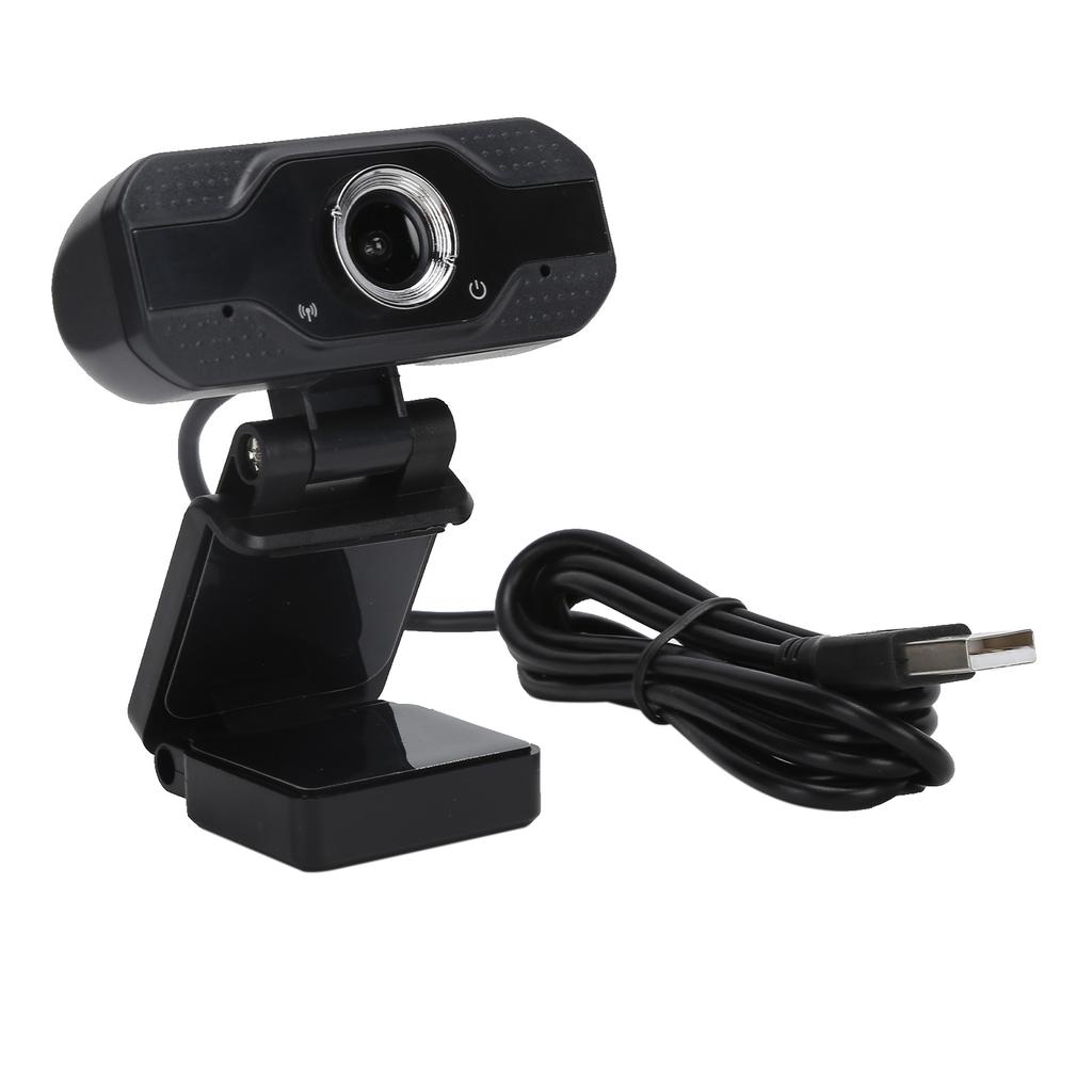 1080P Web Camera Full HD Webcam with Noise Cancelling Microphone MultiFunction Base