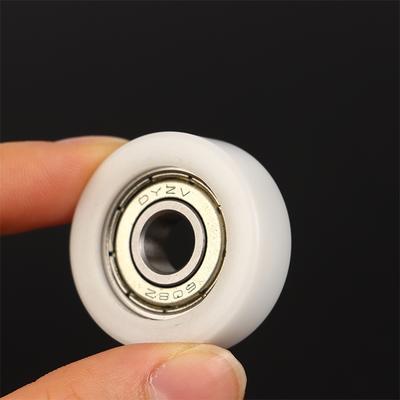 1 Stück 608 ZZ 8*30*10mm POM Nylon Rundes Rollenrad POM Umwickeltes 608ZZ Lager Riemenscheibe Kunststoffrad Lager Riemenscheibe
