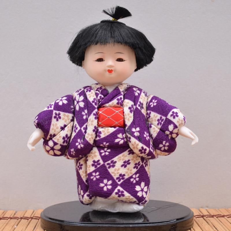 Geisha Doll Action Figures Kimono Girl Statue Collectible Figurines Decorative Sculptures Ornament Office Home Decors