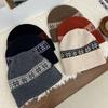 Outdoor Fair Isle Jacquard Knitted Hat Warm Autumn and Winter Ear Protection Woolen Hat Retro Versatile Cold Hat