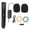 Professional Wireless Microphone Black UHF Dynamic Handheld Microphone for Performance Home