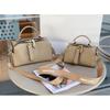2026 Neue Damen-Tasche aus echtem Leder Quadratisch Western-Stil Kissen Vielseitig Mode Handtasche Schultertasche Grenzüberschreitend