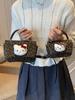 Leopard Print Parent-Child Crossbody Bag: 2025 New Cartoon Cat Design, Mini Phone Holder for Kids