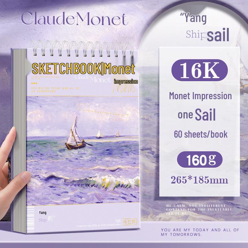 Premium Hardcover Detachable Sketchbook for Art Students with Thick Drawing Paper