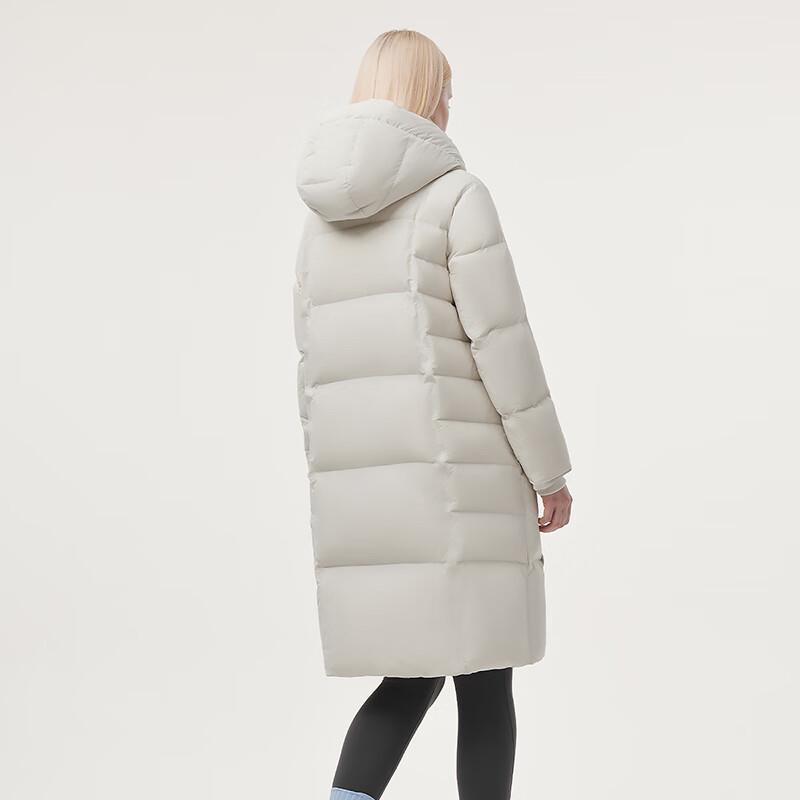 Tanboer Women's Long Hooded Puffer Down Jacket