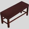 Stretch Dining Bench Cover Elastic Piano Chair Cover Anti-Dust Removable Slipcover for Living Room