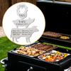 Meat Temperature Magnet for Grill & Fridge  Internal Cooking Temp Chart for Beef Pork Chicken Fish Grilling Accessories