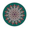 Bohemian Mandala Round Carpet Geometric Ethnic Flowers Round Rug Vintage Floor Mat Living Room Bedroom Dorm Home Decor Chair Mat