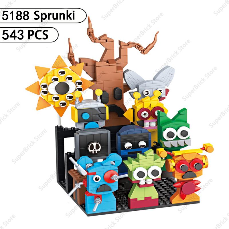 

Гарячі Спранкі Будівельні блоки Іграшки Набори Класична гра Мультяшна лялька 18 Фігурок Модель Цеглини Дитячі іграшки Подарунки на свято День народження