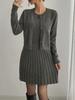 2025 Japanese & Korean Casual Knit Two-Piece Set