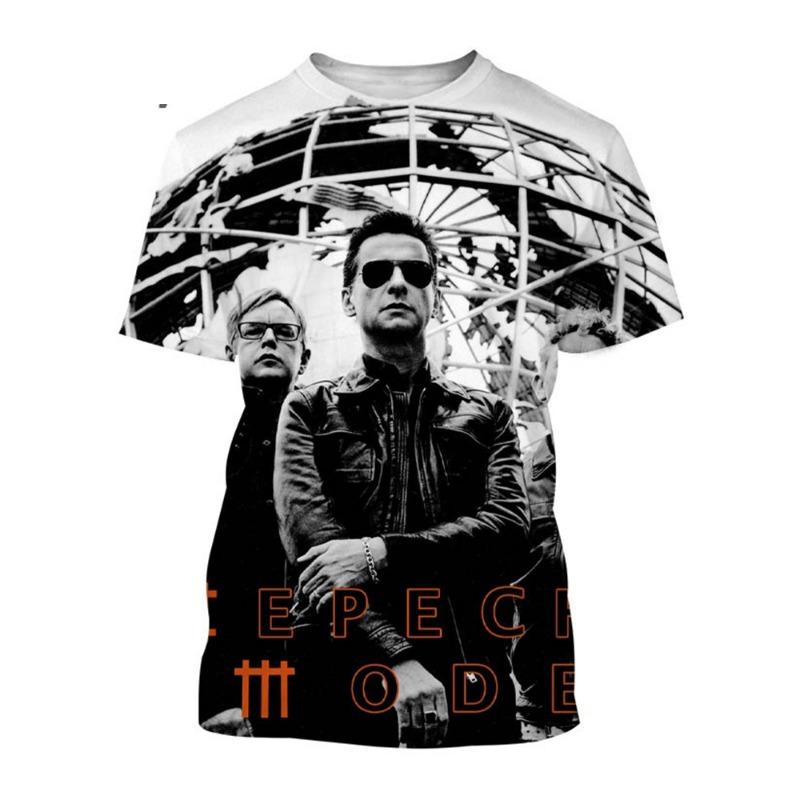 3D print casual hip-hop street style fun cool short sleeved L