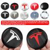 4pcs 60mm Tesla Hub Cap Center Cap Logo High Quality Sticker for Tesla Model 3 Y S X Personalized Car Sticker Car Accessories
