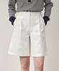 OSTKAKA Bermuda Cotton Pants Ivory