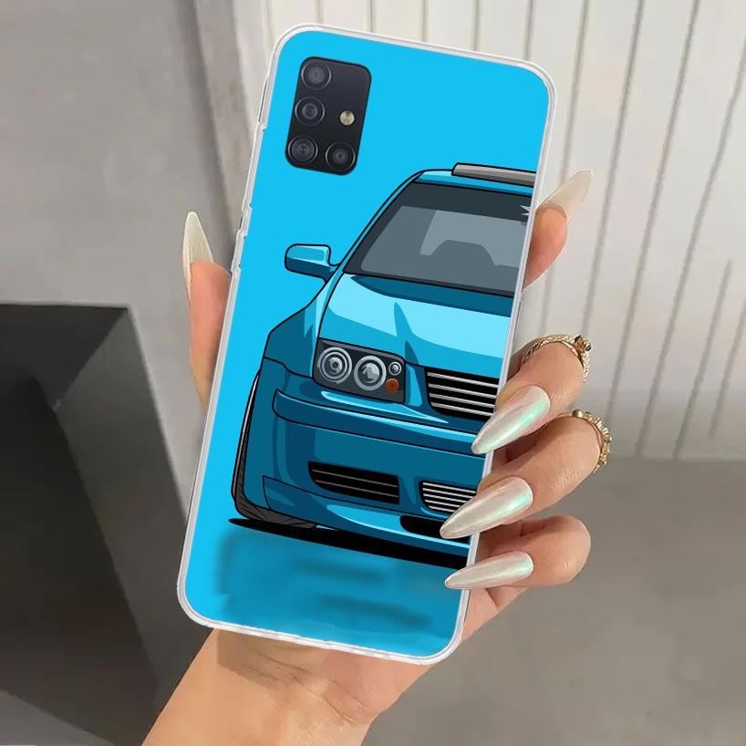 Cool MK4 MK5 Golf Car Phone Case for Samsung Galaxy A52 A32 A22 A12 A02S A50S A30S A10S Note 20 Ultra 10 Plus S10 A31 A20 A71 A7