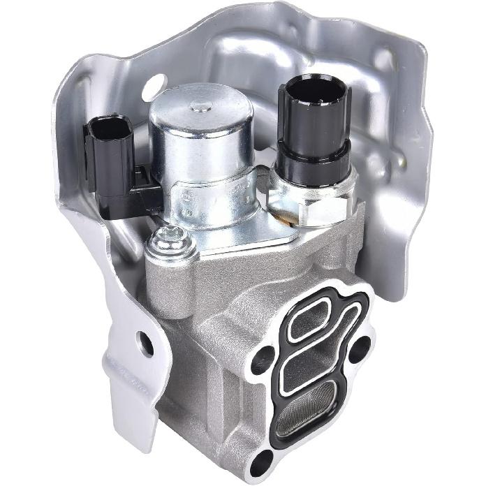Spool Valve Assembly with Oil Pressure Switch - VTEC Solenoid - Compatible with Honda & Acura Vehicles - Accord 2.4L, Civic 2.0L, CR-V, Element, RSX