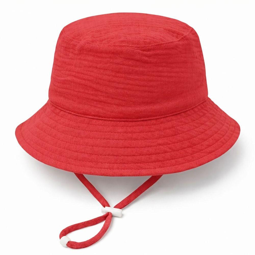 Striped Fisherman Hat Wide Brim Bucket Hat High Quality Children's Sun Hat  Outdoor Fishing