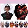 Vibrant Demon Slayer Kimetsu No Yaiba 3d Printed Hoodie Sweatshirt For Casual Wear