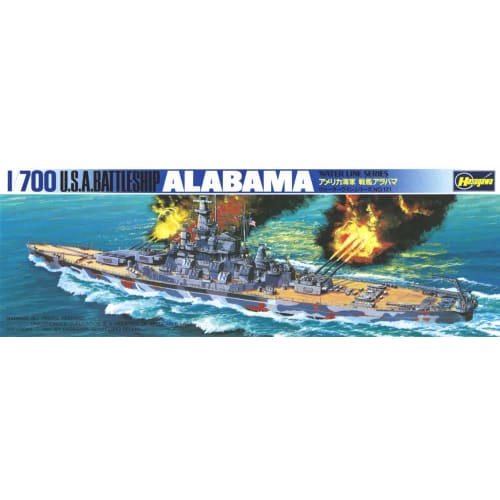 Hasegawa 1/700 Waterline Series US Navy Battleship Alabama Plastic Model 608