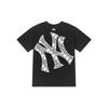 New MLB Set In Sleeve T Shirt Unisex Black 3ATSM8023-50BKS