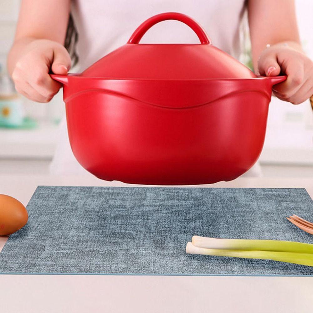 4 st nordisk stil bordsunderlägg rektangulärt tallriksunderlägg köksredskap duk restaurang