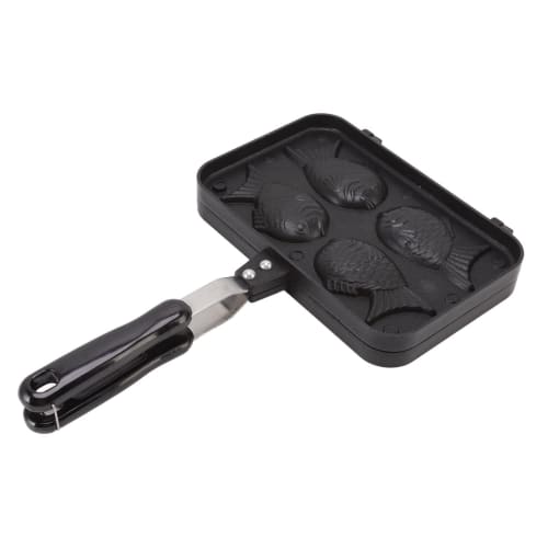 Taiyaki Mold, Taiyaki Fish Shape Cake Maker, Non-Stick Taiyaki Double Baking Pan, Waffle Baking Mold