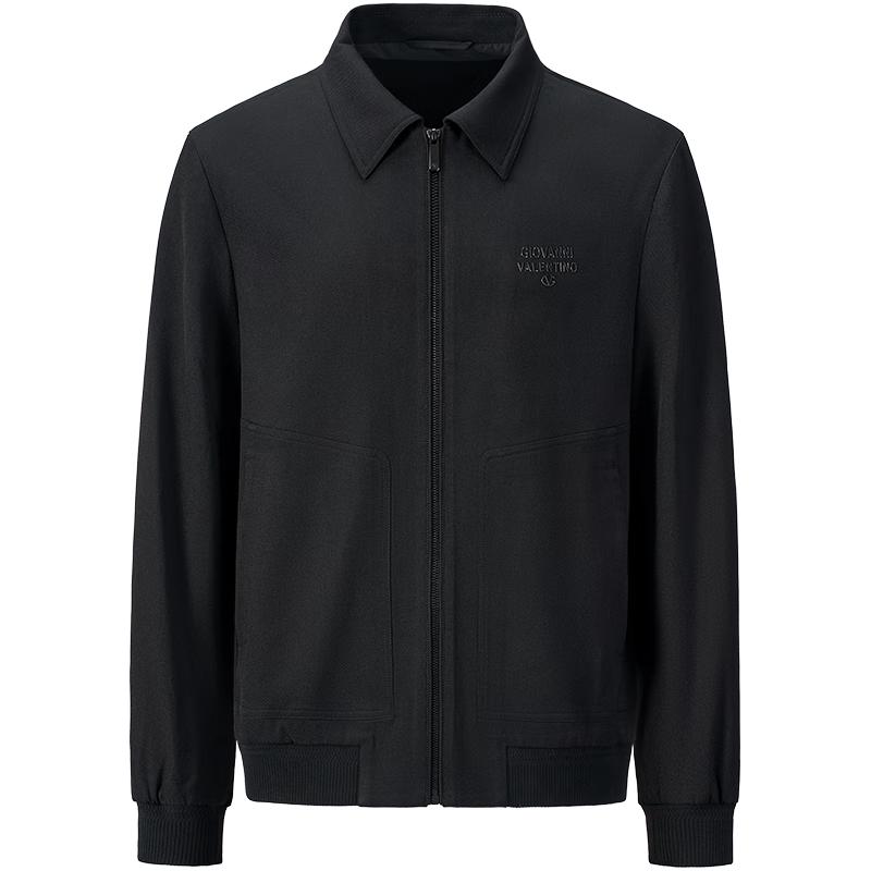 

GIOVANNI VALENTINO Мужская демисезонная повседневная куртка с лацканами 2XL