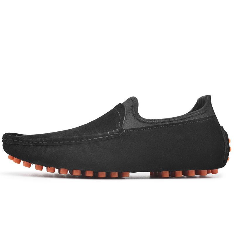 Men Loafers Fashion Men Shoes Casual Leather Slip On Shoes Male Flats Man Handmade Driving Shoe Soft Sock Boat Shoes Big Size 47