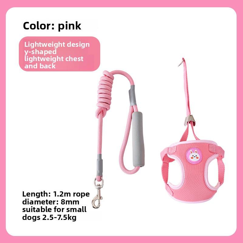 

Новые нагрудные и плечевые ремни для питомцев, замшевые меховые ремни для кошек и собак, дышащий поводок для выгула кроликов, поводок для собак розовый