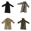 1/ Figure Cappotto da Trincea 6 pollici Abbigliamento Maschile Femminile Abbigliamento in Miniatura Vestire Bambola Mobile